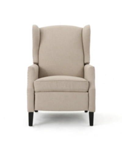 Noble House Wescott Recliner In Beige