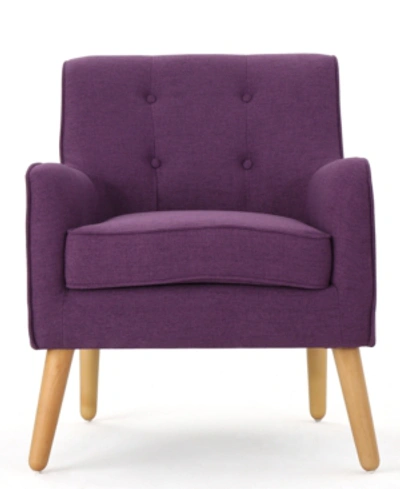 Noble House Roslen Armchair In Purple