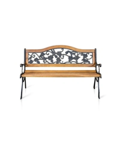Furniture Of America Jardy Patio Bench In Black