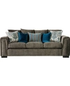 Furniture Of America Tukwila Upholstered Sofa In Slate