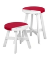 Pantone Universe Tm Pantone 2pc Stool Set In Red