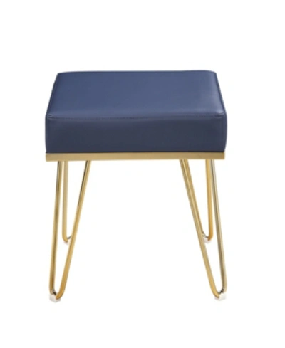 Chic Home Catania Ottoman In Navy