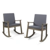 NOBLE HOUSE CANDEL OUTDOOR ROCKING CHAIR, SET OF 2