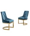 CHIC HOME GWEN DINING CHAIR, SET OF 2