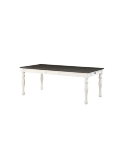 Furniture Judd Two Tone Dining Table In Multi
