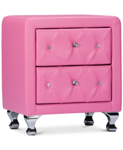 Furniture Stella Nightstand In Pink
