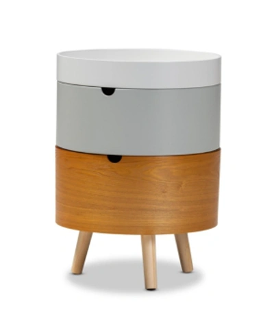Furniture Elison Nightstand In White