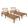 NOBLE HOUSE PERLA OUTDOOR CHAISE LOUNGE (SET OF 2)