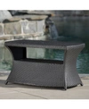 Noble House Berkeley Outdoor Side Table In Gray