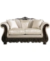 FURNITURE OF AMERICA FURNITURE OF AMERICA DANSKA UPHOLSTERED LOVE SEAT