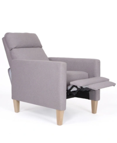 Noble House Vanessa Recliner In Grey