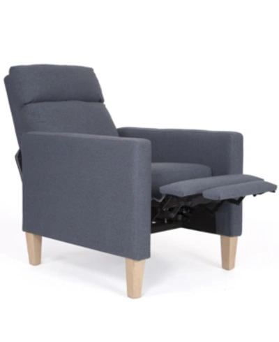 Noble House Vanessa Recliner In Charcoal