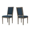 Noble House Ledger Dining Chairs (set Of 2) In Navy