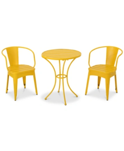 Noble House Lorenzo 3-pc. Set In Matte Yellow