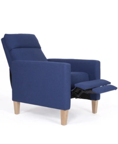 Noble House Vanessa Recliner In Blue