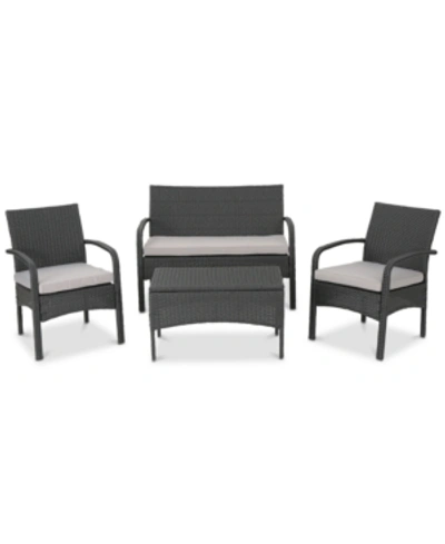 Noble House Benjamin 4-pc. Chat Set In Grey