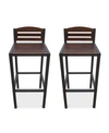 Noble House Parlen Outdoor Bar Stool (set Of 2)