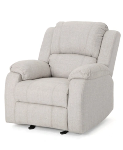 Noble House Mozelle Recliner In Beige