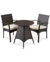 NOBLE HOUSE CHIESE 3-PC. BISTRO WITH CUSHIONS