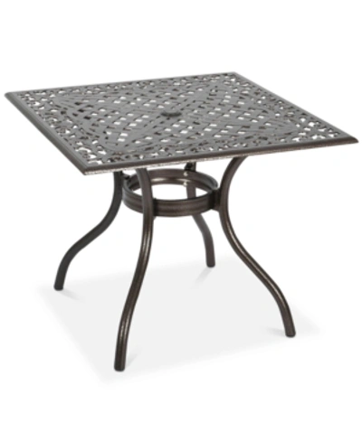 Noble House Kerine Square Table In Bronze
