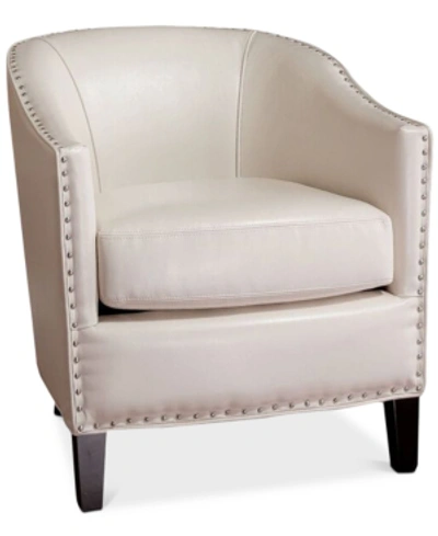 Noble House Wendel Club Chair In White