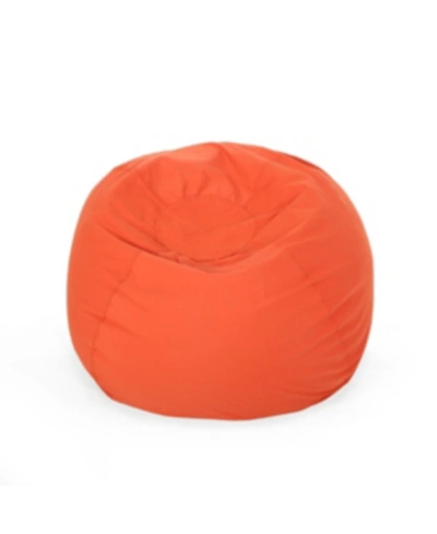 Noble House Rothrock Bean Bag In Orange