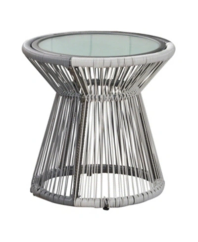 Noble House Milan Side Table In Grey