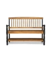 Noble House Corrine Bench In Brown