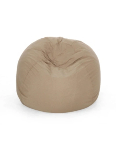 Noble House Rothrock Bean Bag In Latte