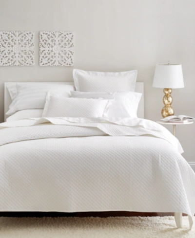 Charter Club Damask Quilted Cotton 2-pc. Coverlet Set, Twin, Created For Macy's In White