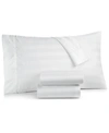 Charter Club 1.5" Stripe Extra Deep Pocket 550 Thread Count 100% Cotton 4-pc. Sheet Set, King, Exclusively At Mac In White