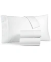 CHARTER CLUB DAMASK SOLID EXTRA DEEP POCKET 550 THREAD COUNT 100% COTTON 4-PC. SHEET SET, KING, CREATED FOR MACY'