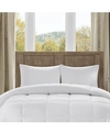 Madison Park Winfield 300 Thread Count Cotton Percale Luxury Down Alternative Comforter In White