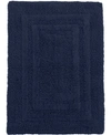 Hotel Collection 100% Cotton Reversible Bath Rug, 18" X 25", Exclusively At Macy's In Midnight