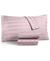 CHARTER CLUB DAMASK 1.5" STRIPE 550 THREAD COUNT 100% COTTON PILLOWCASE PAIR, KING, CREATED FOR MACY'S