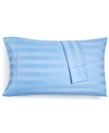 Charter Club Damask 1.5" Stripe 550 Thread Count 100% Supima Cotton Pillowcase Pair, King, Created For Macy's Bed In Cornflower (medium Blue)