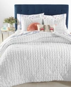 Martha Stewart Collection Closeout! Whim By  Seersucker 2-pc. Twin/twin Xl Comforter Set, Created For In White