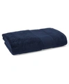 Ralph Lauren Sanders Solid Antimicrobial Cotton Bath Sheet, 35" X 66" In Club Navy