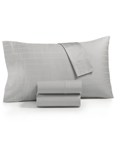Charter Club Sleep Cool 400 Thread Count Hygrocotton Sheet Set, Full, Created For Macy's In Penguin Grey