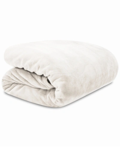 Lauren Ralph Lauren Micromink Plush Blanket, King In Hollywood Cream