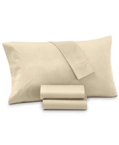 Charter Club Sleep Soft 300 Thread Count Viscose From Bamboo Pillowcase Pair, King, Created For Macy's In Lily Cream