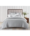 Charter Club Damask Designs Woven Tile 3-pc. Duvet Cover Set, King, Exclusively At Macy's In Grey