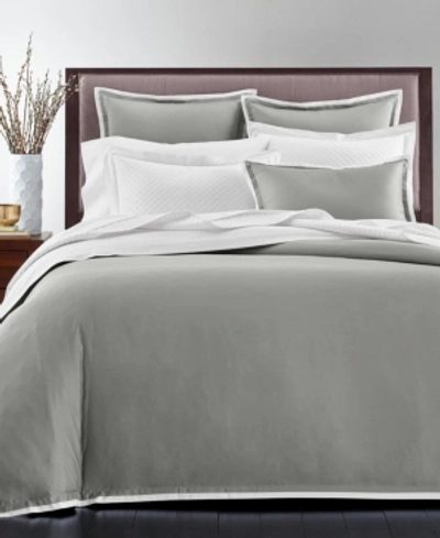 Charter Club Sleep Luxe 800 Thread Count 100% Cotton 2-pc. Duvet Cover Set, Twin, Created For Macy's In Charcoal