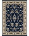 Km Home Closeout!  Pesaro Sarouk 5'5" X 7'7" Area Rug In Denim