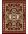 Km Home Closeout!  Pesaro Panel Red 2'2" X 7'7" Runner Area Rug In Red