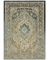Karastan Touchstone Nore Jadeite 3'6" X 5'6" Area Rug In Green