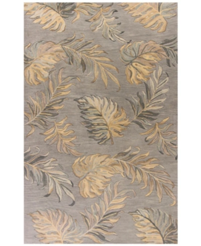 Kas Havana Palms 2639 Gray 5' X 8' Area Rug In 2639 Grey