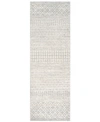 Surya Elaziz Elz-2308 Light Gray 2'7" X 12' Runner Area Rug In Light Gray