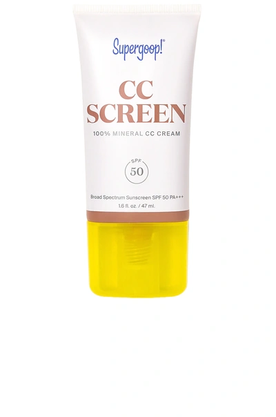 Supergoop ! Cc Screen 100% Mineral Spf 50 Cc Cream In Neutral