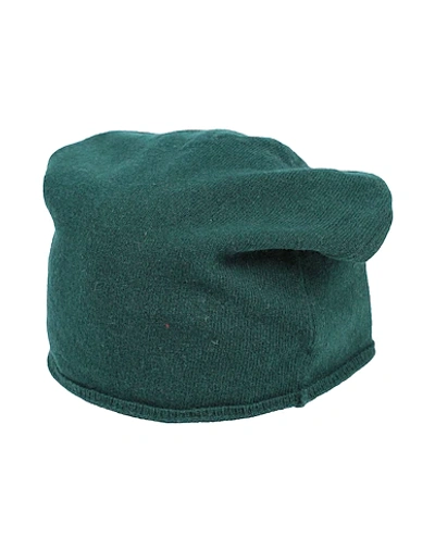 Vintage Hat In Dark Green